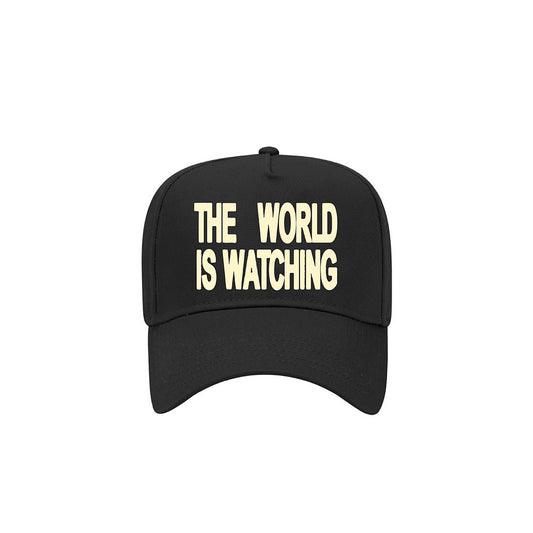 'The World Is Watching' Cap In Black
